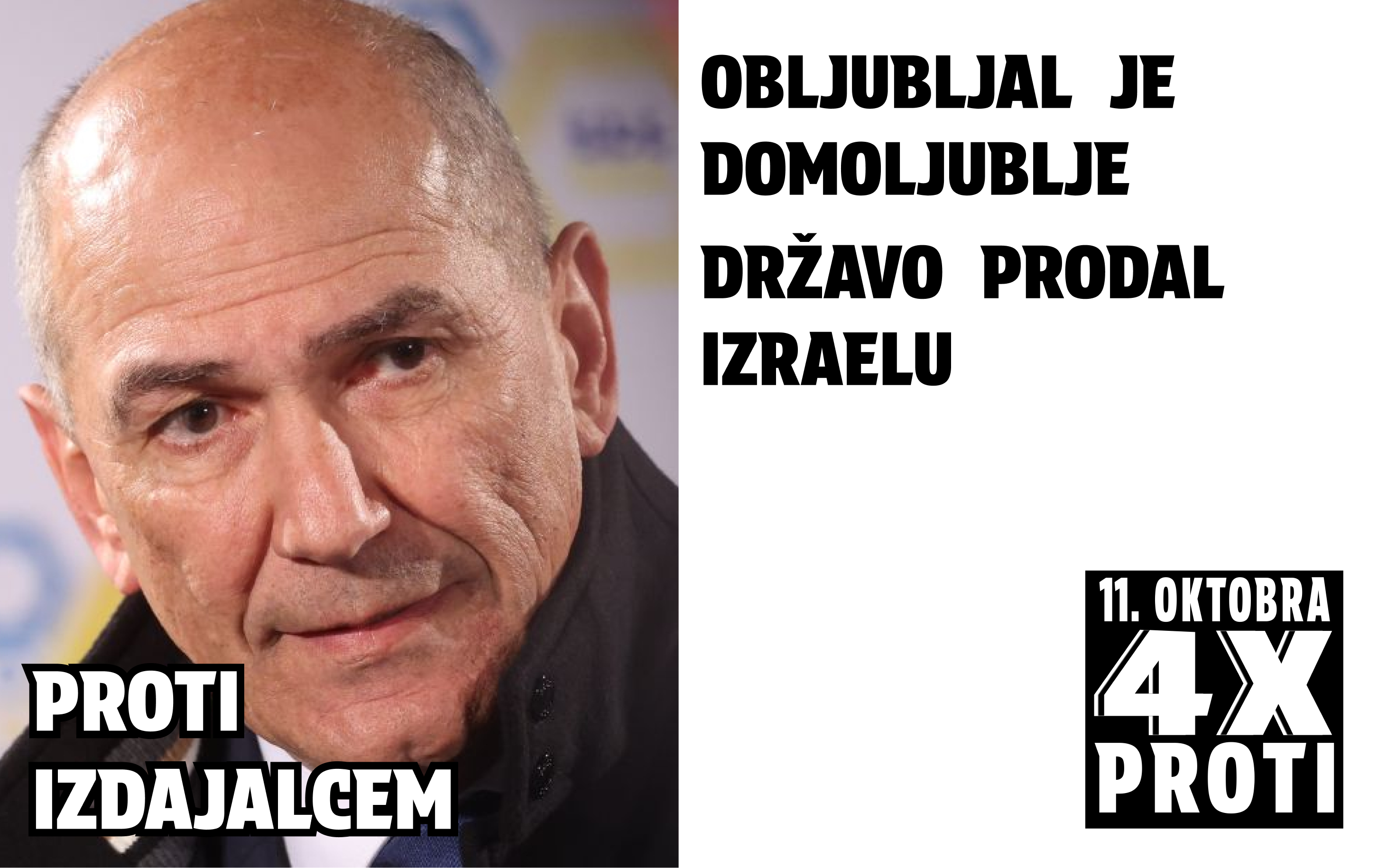 4x PROTI plakat