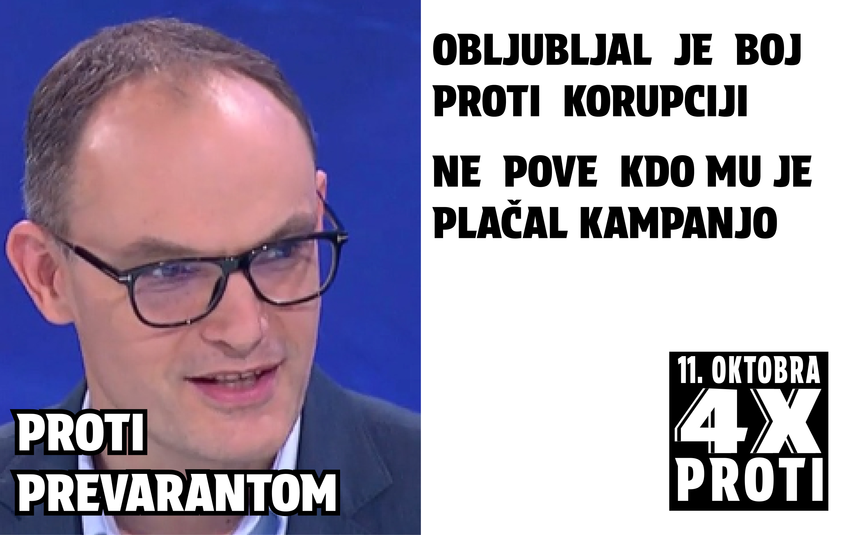 4x PROTI plakat