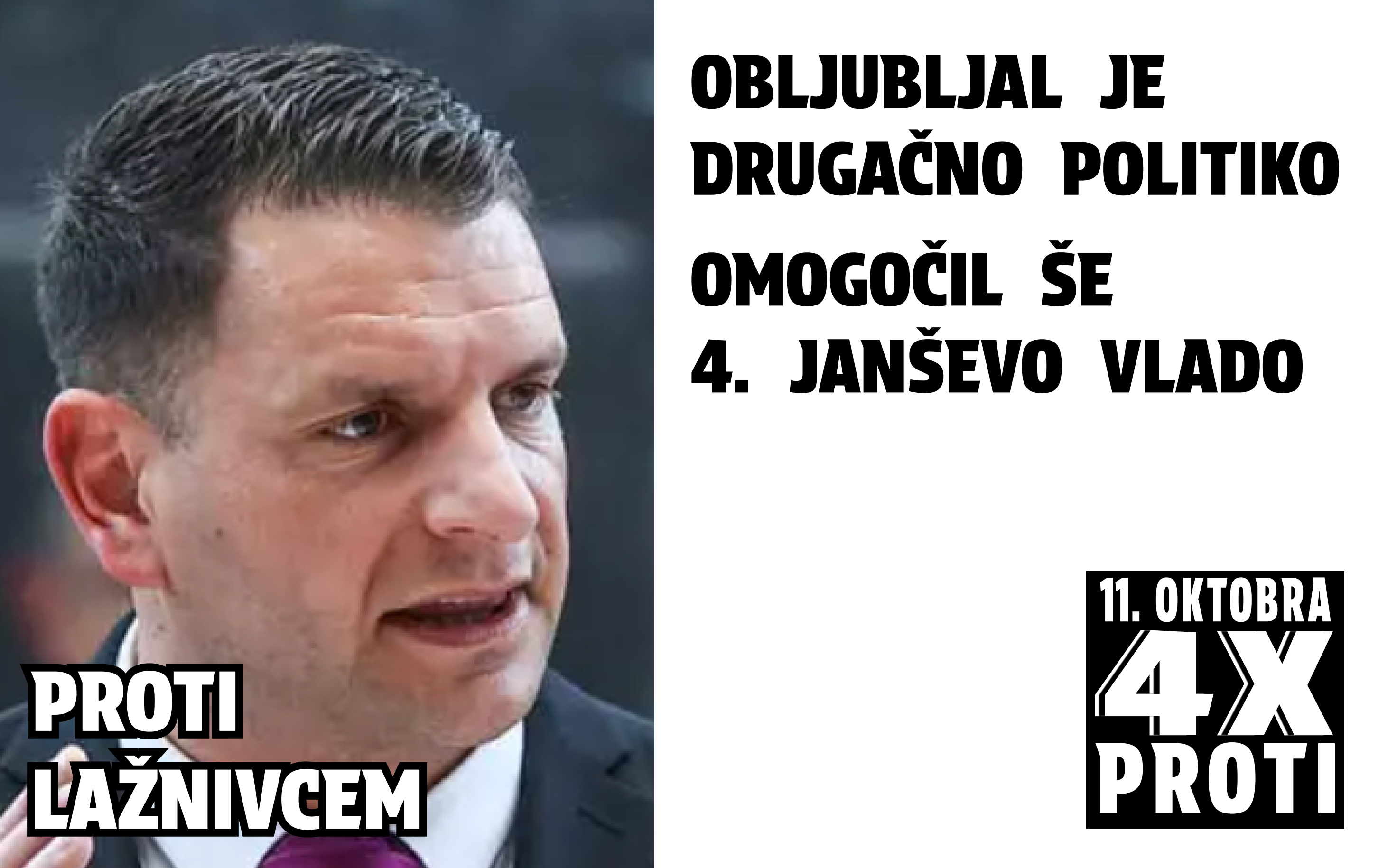 4x PROTI plakat
