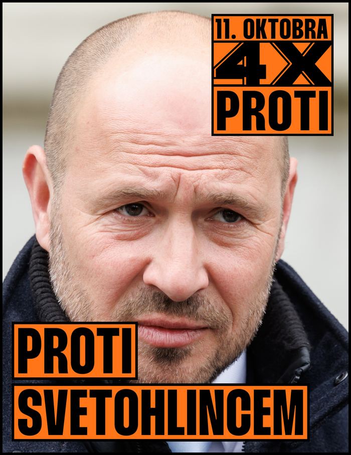 4x PROTI plakat