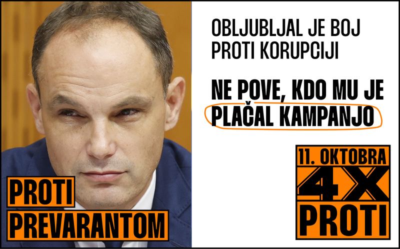4x PROTI plakat