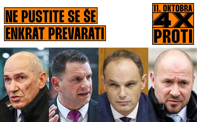 4x PROTI plakat